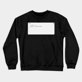 CSS Yomama Reverse Crewneck Sweatshirt